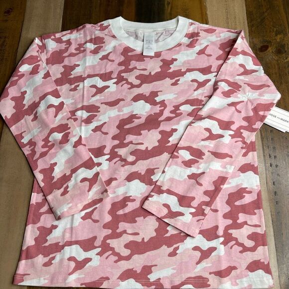 Camouflage Long Sleeve Shirt Sz 10/12 - Picture 1 of 5